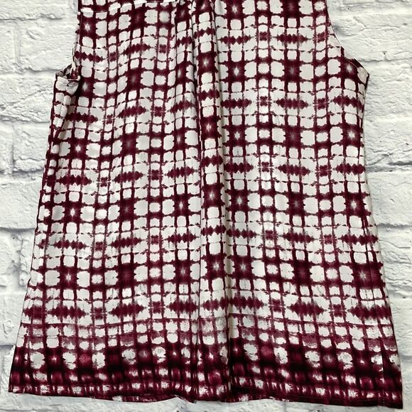 CROSBY Sleeveless Tie Dye Button Down Top Size Medium - Picture 8 of 11